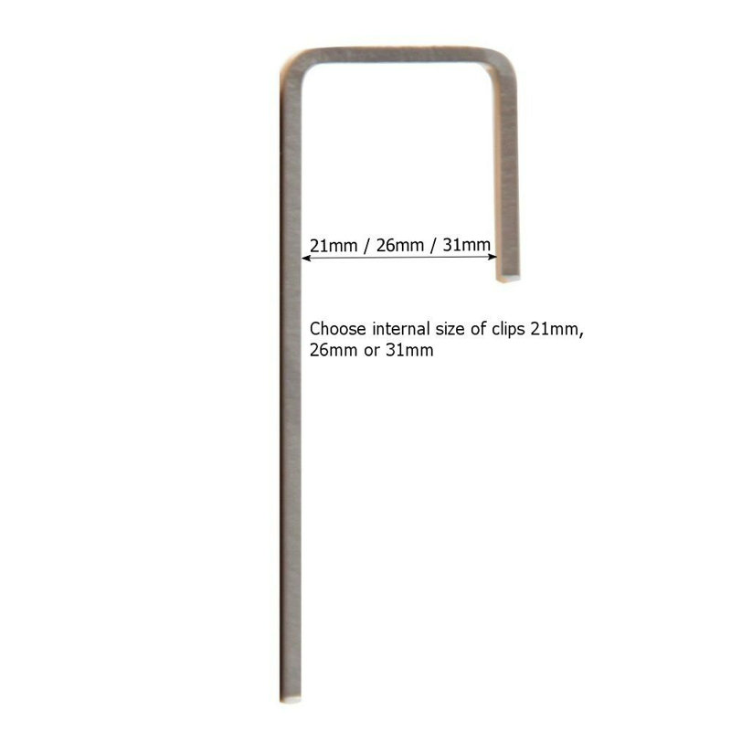 Clip on Bed Hanging Accent Shelf, 26 mm