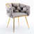 Duvet de velours gris