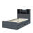 Danylle Twin Platform Bed Frame with 4 Open Shelves, 2 Storage Drawers and LED Light-1646557735