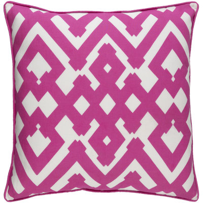 Belford Geometric Linen Throw Pillow