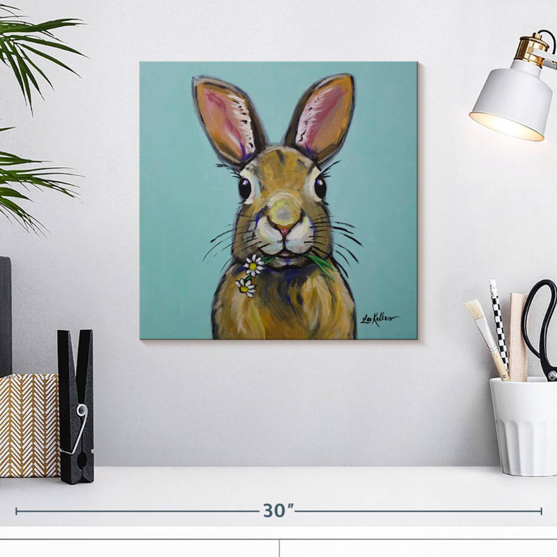 Brampt Rabbit Meadow, 16" H x 16" W