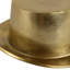 Ithaman 's 8" Aluminum Top Hat Decor, Gold Accent