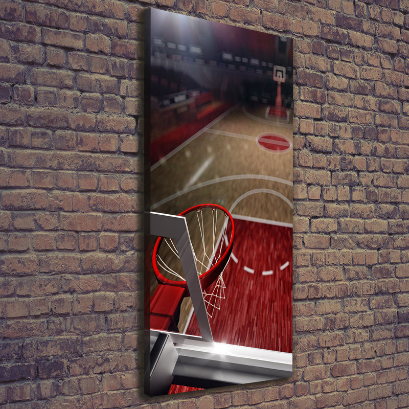 Basketball Playground - Wrapped Canvas Print