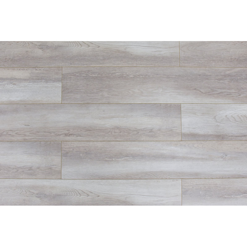 Rajawali 7.8'' W x 47.87'' L x 8'' Laminate Flooring, Grey