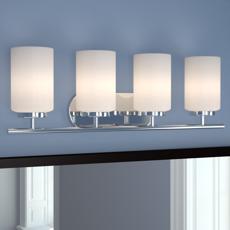 Oslo Four Light Wall / Bath from Generation Lighting , Chrome, No, 100W Medium