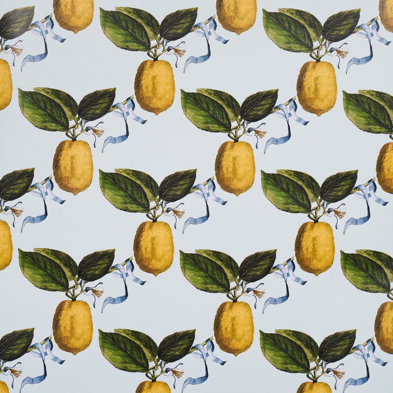Papier peint Schumacher x Johnson Hartig Le Citron, Ciel
