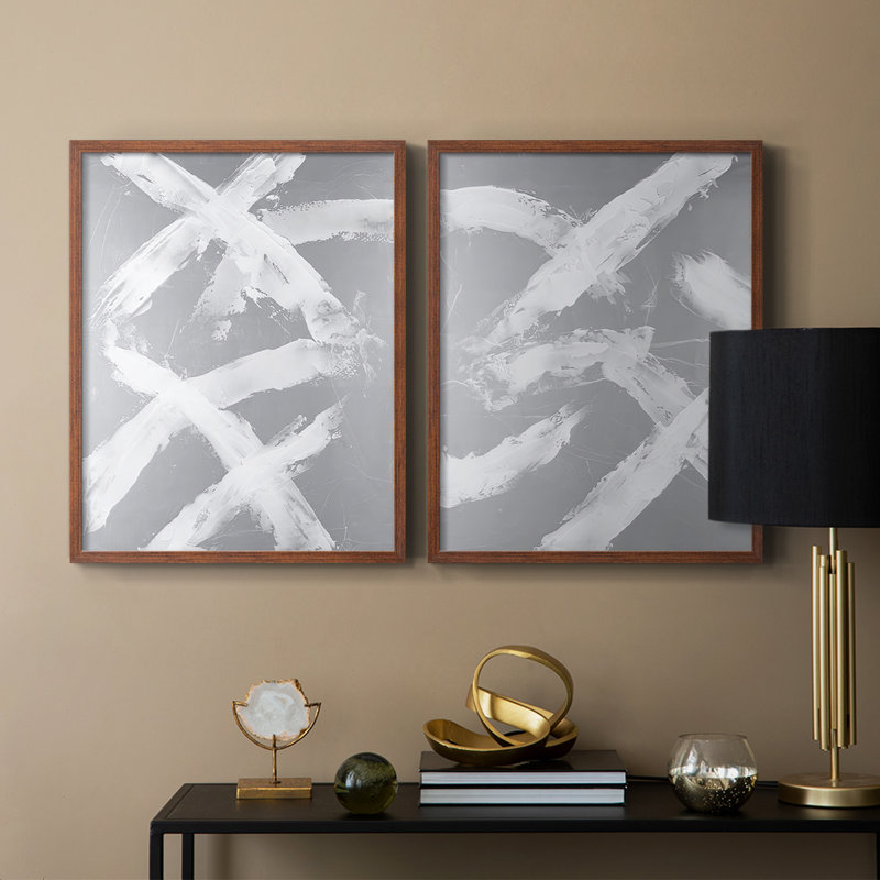 Lost Memory I-Premium Framed Print -Ready to Hang - No Nails Required - No Nails Required, Walnut, 15" H x 24" W