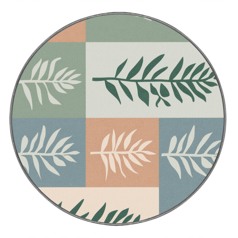 Pebble Stream Rug, Round 8'