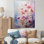«Yodani Purple Coral Herbs Romantic Impression II», reproduction d'art sur toile