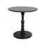 Table d'appoint ronde de 23 po, table d'appoint ronde, petite table pour petits espaces, table de chevet d'appoint moderne avec pieds en bois massif pour le salon, la chambre à coucher, les coins et le bureau-867703576
