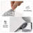 Absorbent Washable Bathroom Rug-1055286488