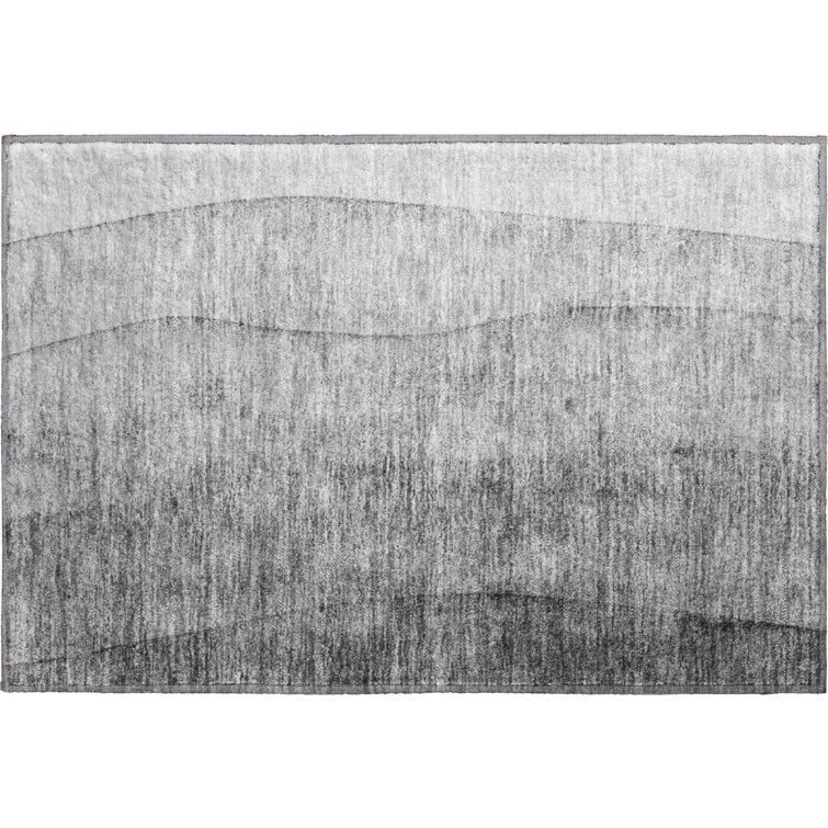 Premium Machine Washable Prisco Gray Rug