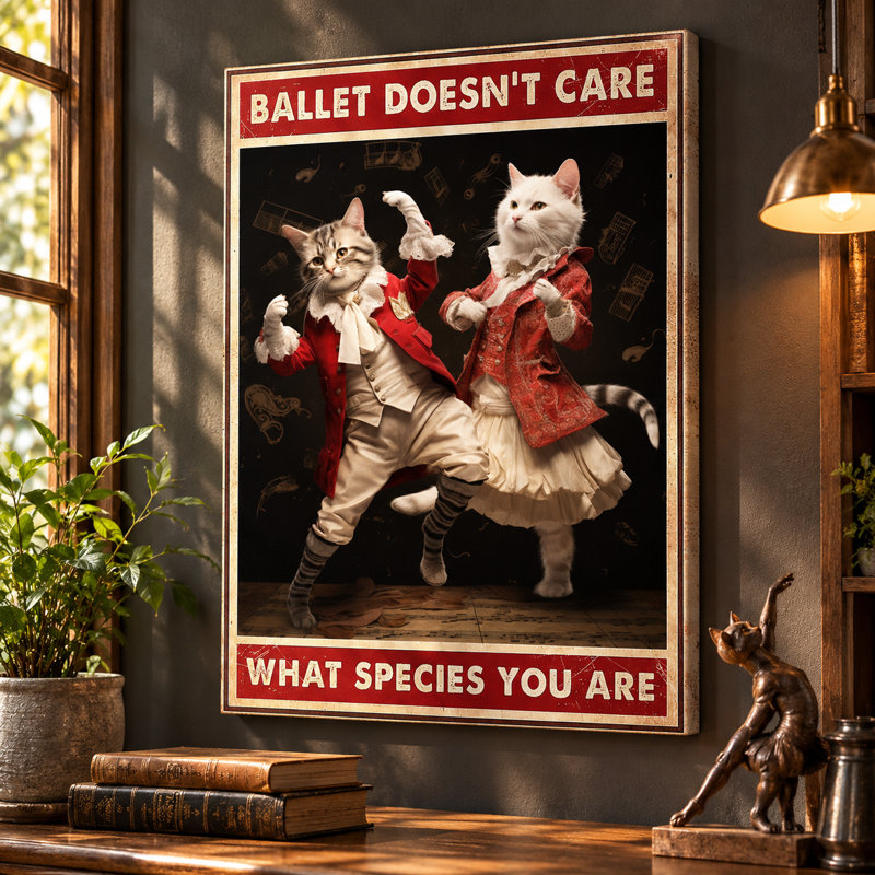 Art mural sur toile Ballet, L 40 po x H 60 po