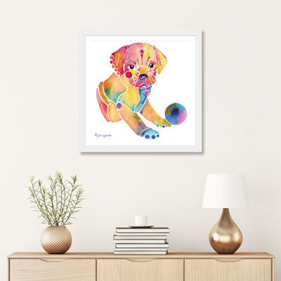 Hippopotame de Jo Lynch - impression d'art graphique