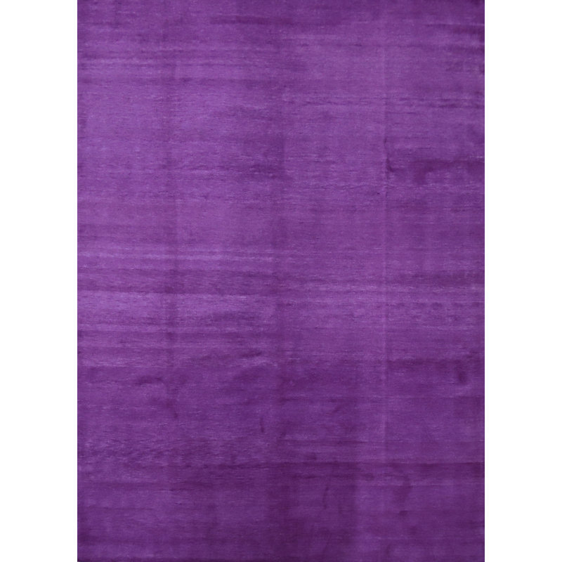 Tapis mauve moderne Gabbeh 9x12