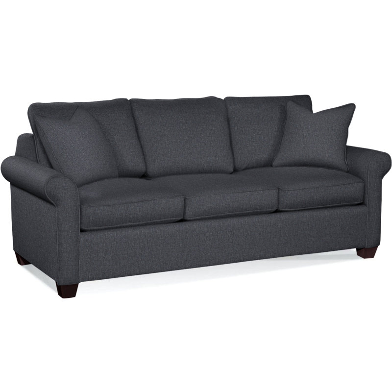 Park Lane Sofa, Brown Geometric, 0456-33, Java Finish