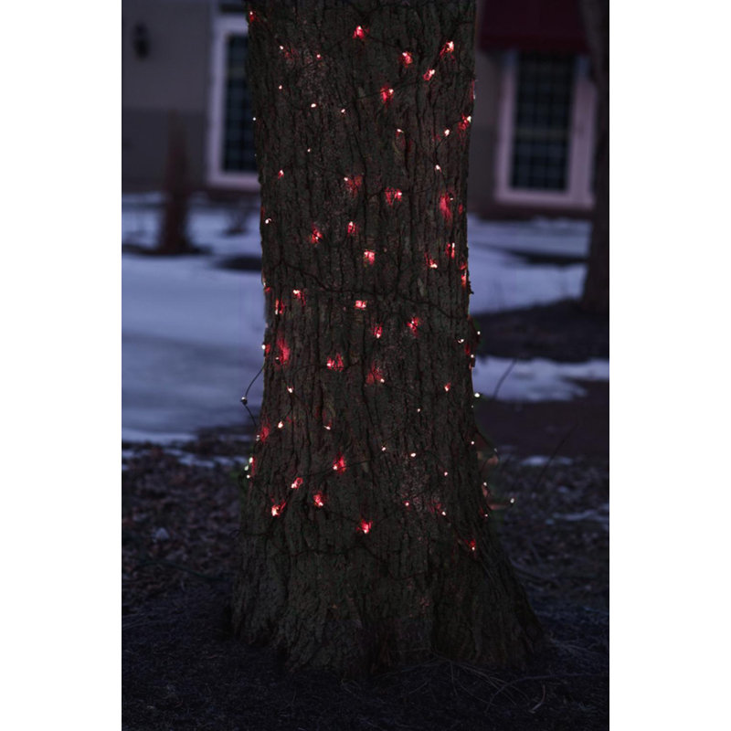 Mini guirlande de Noël 2 pi x 8 pi, Rouge