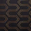 Black and Gold Geometric Wallpaper