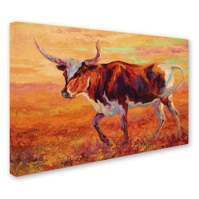 " Longhorn Heifer " by Marion Rose
