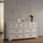 Liora Upholstered Platform Bedroom Set with LED Headboard, Footboard Storage, and Case Pieces-123491258-123491260-123491261