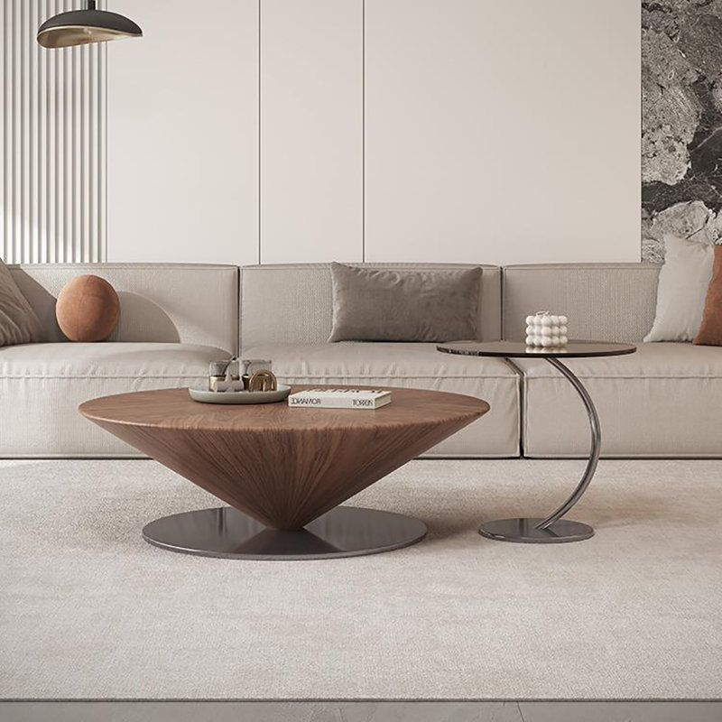 Round end table combination, 12.2" H x 31.5" L x 31.5" W