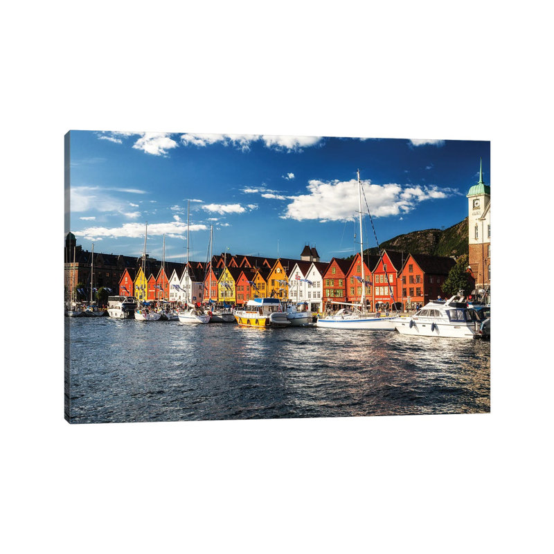Bergen, Norway by Mikolaj Gospodarek - Wrapped Canvas Print, 101.6 cm H x 66.04 cm W x 1.91 cm D