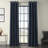 Onecre Grommet Faux Silk Blackout Curtains - Single Panel Drapes (1 Panel)-584156635-584156454