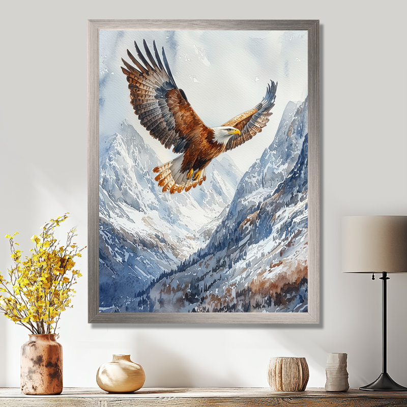 Waverley - Animals Wall Art, H 32 po x l 16 po, Reproduction encadrée d'une seule photo, Argent argent