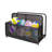 Poolside Float Storage, Outdoor Storage, Patio Poolside Float Storage Basket, Storage Box, PE Rattan Outdoor Pool Caddy with Rolling Wheels-1110150095