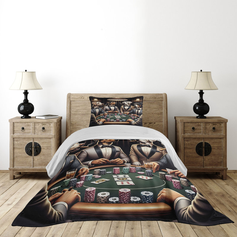 Polyester Coverlet, Twin Coverlet + 1 Standard Shams