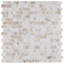 Conchella 0.57" x 0.95" Seashell Brick Joint Mosaic Tile