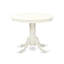 L'ensemble de meubles de salle à manger 3 pièces comprend une table de cuisine ronde avec piédestal et 2 chaises de salle à manger Parson en lin crème, blanc lin-1480493597-1480473317-1480473314