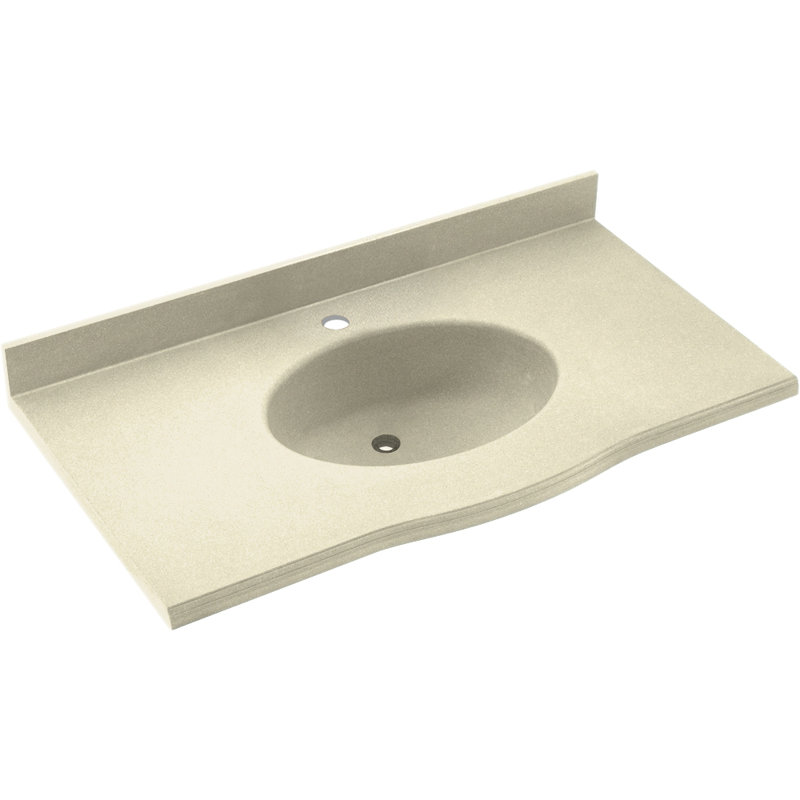 Plateau de meuble-lavabo simple 25 po Europa, OS