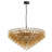 Crystal Drum Chandelier (Black)
