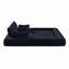 Canapé-lit pliable 78,7 po 3-en-1, rembourré de mousse en tissu Teddy, convertible en méridienne ou en lit-853150220