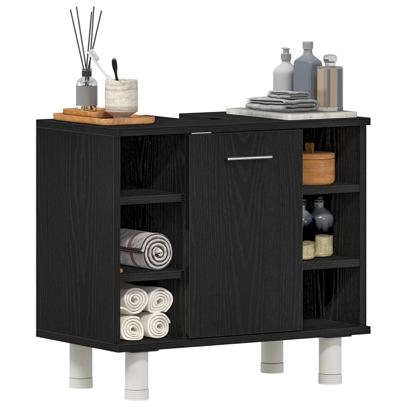 Natural Wood Bathroom Cabinet