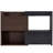 Extendable & Rotating Shoe Cabinet with 1 Drawer, 90-Degree Corner Cabinet, Multifuctional Storage Combination Cabinet for Living Room, Hallway, Entryway & Walnut