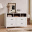 Commode 4 tiroirs avec 3 boîtes ouvertes couleur noyer-1876458108