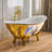 67'' x 31.5'' Freestanding Soaking Acrylic Bathtub