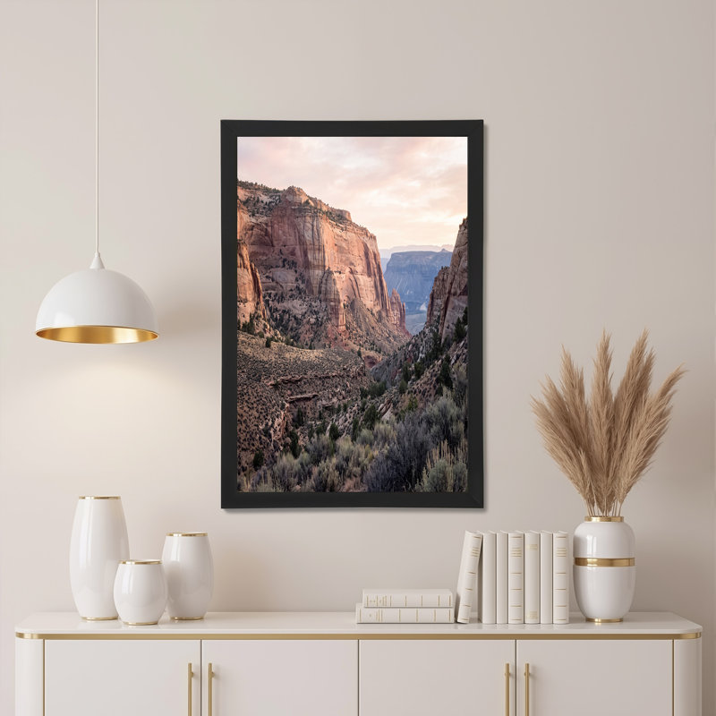 Art mural sur toile Red Rock Canyon, H 20 po x l 30 po