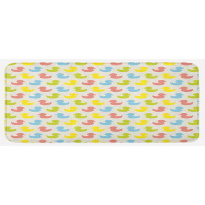 Tapis de cuisine en caoutchouc canard