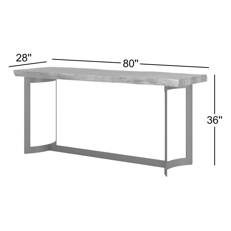 Bent Solid Wood Dining Table