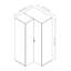 Reba 2 Door Corner Wardrobe-25294125