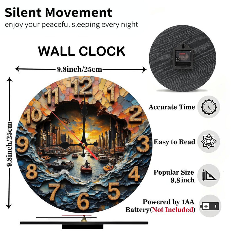 Horloge murale unique