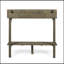 Table de bar d'extérieur en bois d'acacia, finition grise, parfaite pour les petits espaces et la vie en plein air élégante