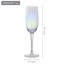 Rainbow Champagne 207ml Glass Flute