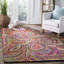 Tapis floral en coton touffeté à la main Anaheim-710810987
