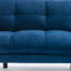 Canapé-lit pliant convertible bleu marine