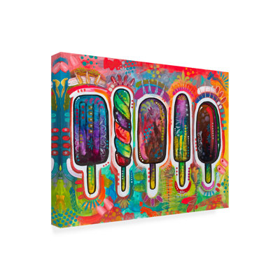«Gundeline Ice Pops 1 on Canvas» par Dean Russo, reproduction