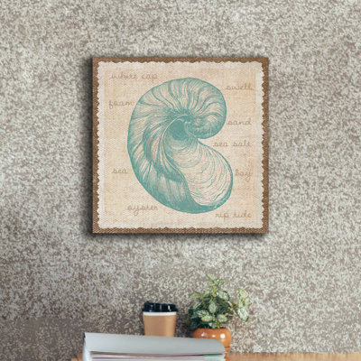 'Oyster' by Erin Clark Canvas Wall Art